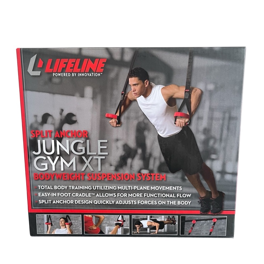 LifeLine Split Anchor Jungle Gym XT Bodyweight Suspension System Resistance